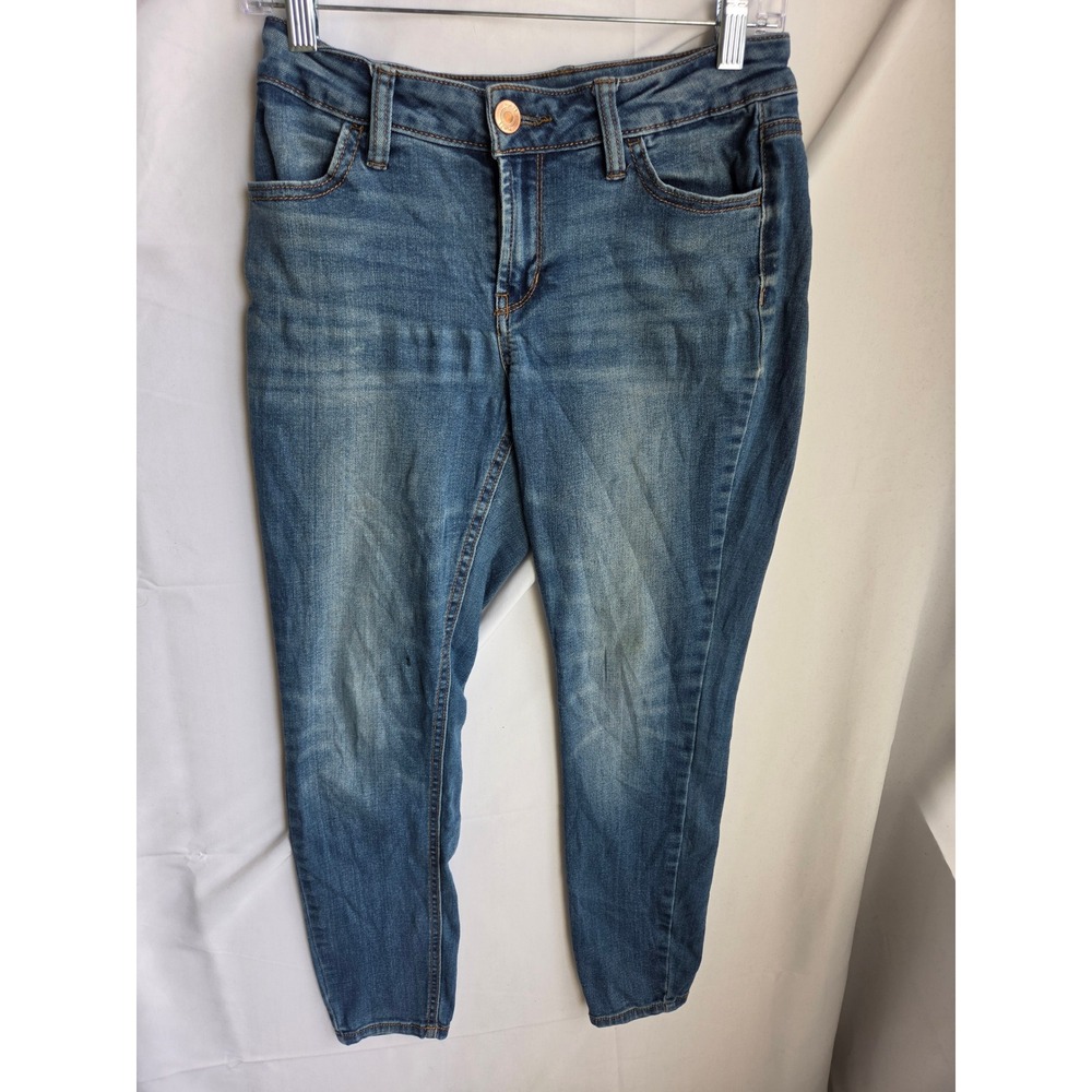 rue21 Mid Rise Jegging Jeans Womens Blue Medium Wash Slim Mid Tapered Leg